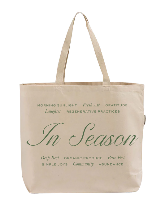 'In Season' Farmers Market Tote Bag