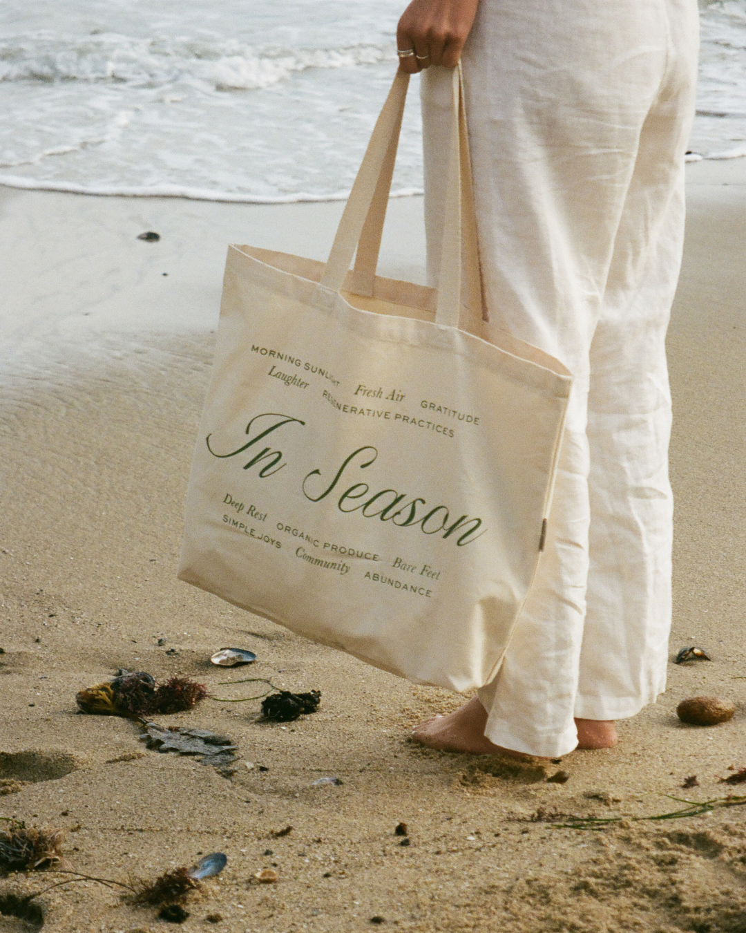 'In Season' Farmers Market Tote Bag