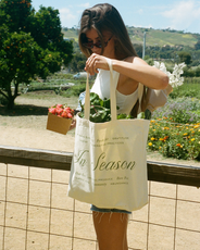 'In Season' Farmers Market Tote Bag