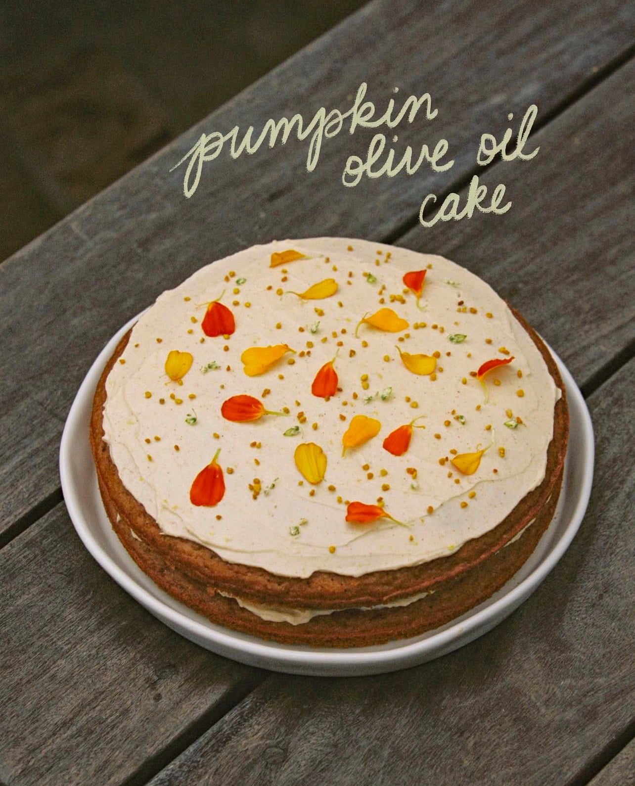 Organic Pumpkin Olive Oil Cake