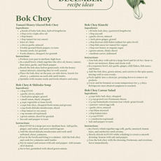 December Seasonal Produce & Recipe Guide