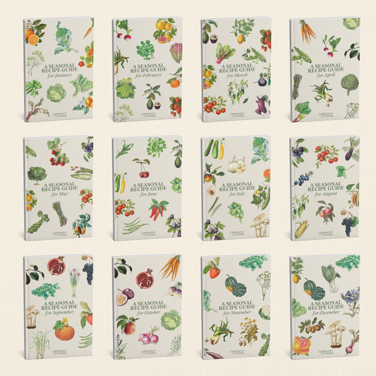 Seasonal Produce & Recipes Guide (Full Year Bundle)