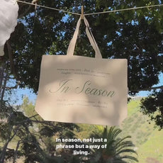 'In Season' Farmers Market Tote Bag